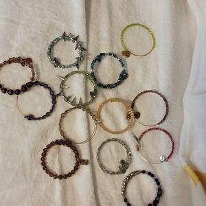 Lot Of 13 Alex & Ani Beaded Bracelet Set